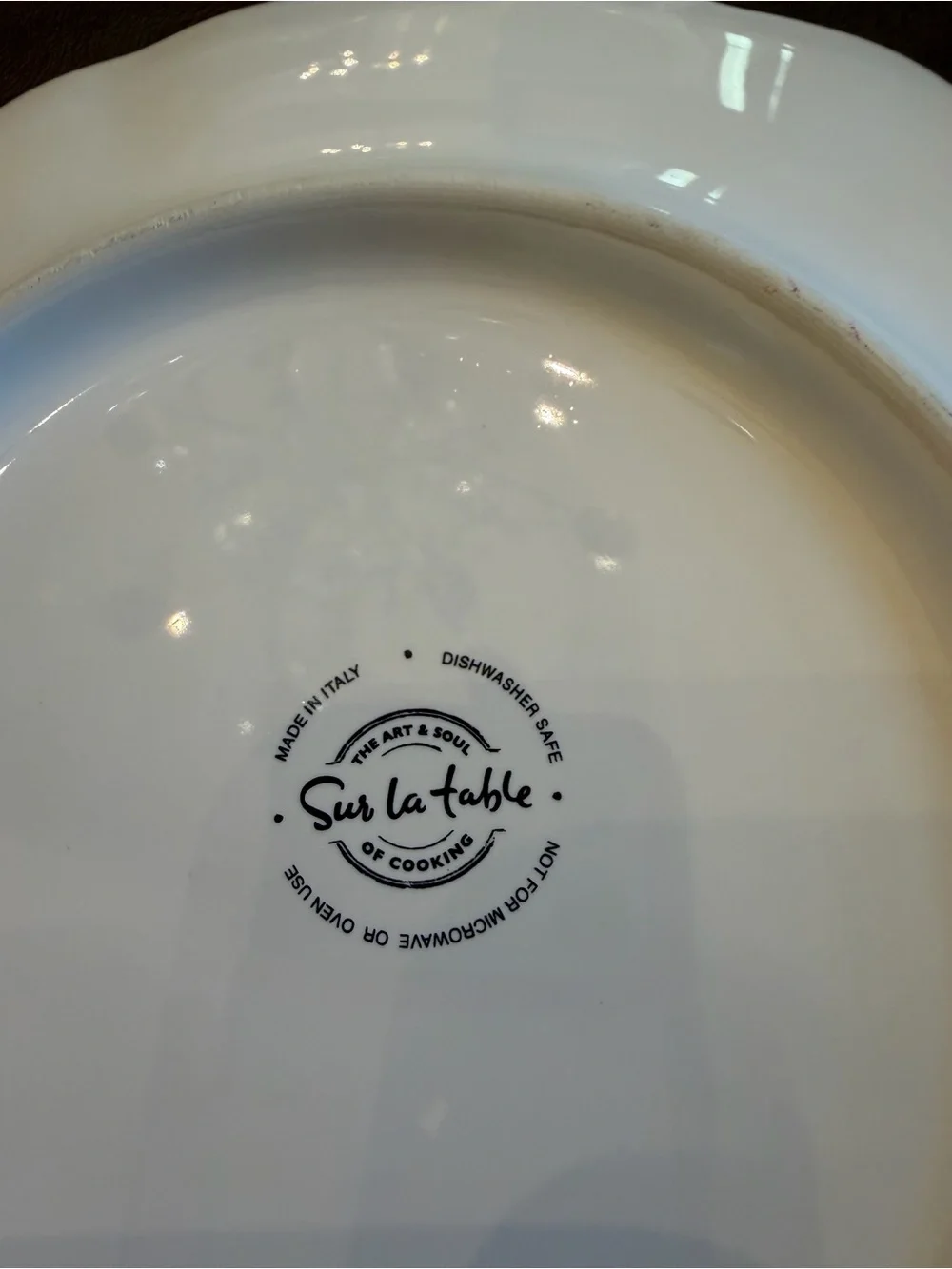 Sur La Table Nova Deruta salad desert Plate